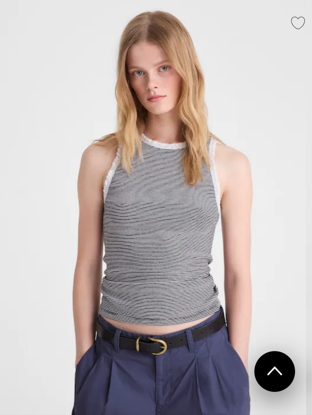 Madewell Lace Trim Tank